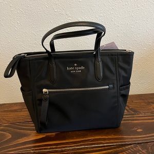 Kate Spade Chelsea The Little Better Nylon Satchel - Black - New